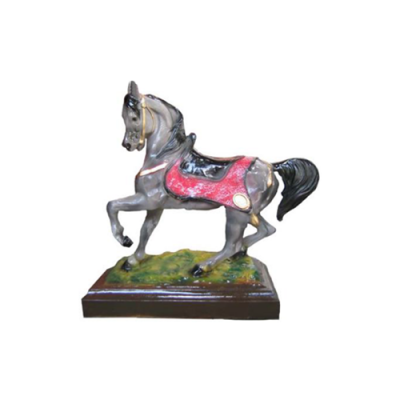 Pferd figur abstrakte figuren statuen moderne bunt bemalt neu 42cm statue