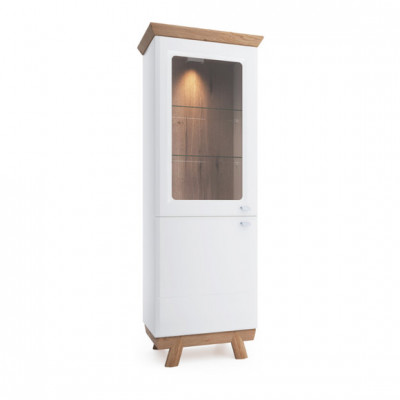 4 Teiliges Set 1x Vitrine 2x Kommode 1x Esstisch Design Wohnzimmer Esszimmer Neu