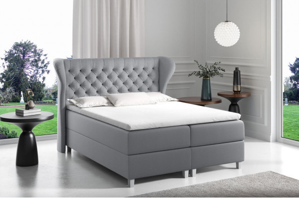 Bett Chesterfield boxspring möbel betten king size samt hotel neu schlafzimmer