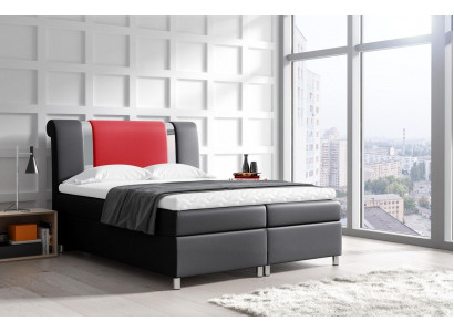 Bett mit Bettkasten Boxspring Betten Möbel Doppel 160x200 Schlafzimmer Hotel Neu