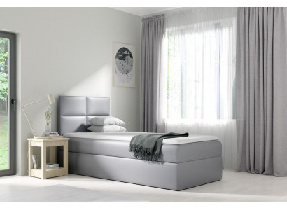 Bett Bettkasten Schlafzimmer Design Hotel Single 80 cm Jugendbett Boxspringbett