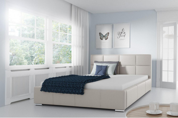 Doppel Bett Gepolsterte Betten Lederbett Design Luxus Möbel 200x200 Bettrahmen