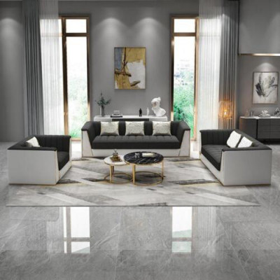 Medusa Sitzmöbel Couch Garnitur Stoff Sofa Couchen Möbel Einrichtung 3tlg