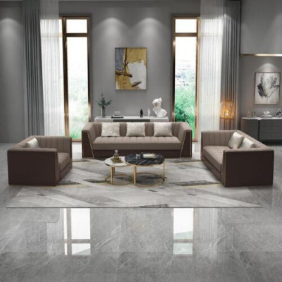 Medusa Sitzmöbel Couch Garnitur Stoff Sofa Couchen Möbel Einrichtung 3tlg