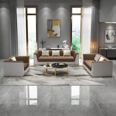 Medusa Sitzmöbel Couch Garnitur Stoff Sofa Couchen Möbel Einrichtung 3tlg