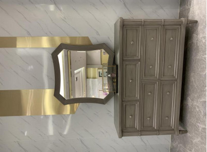 Luxus Kommode Spiegel Style Design Möbel Modern Schlafzimmer Kommode neu braun