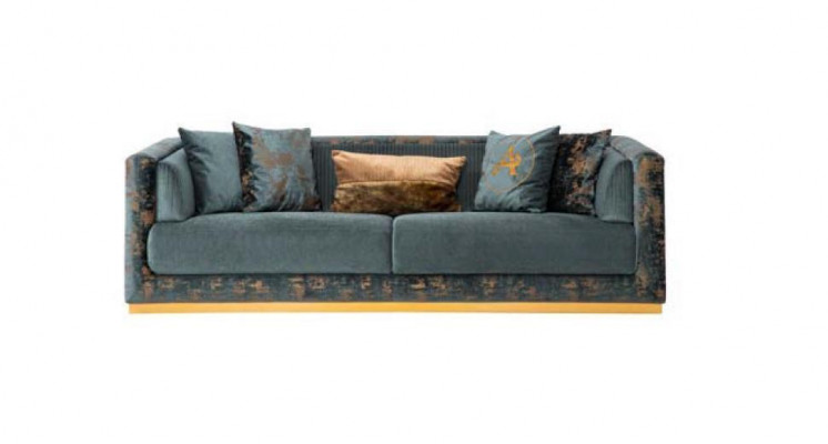 Luxus Wohnzimmer Möbel Sofagarnitur Set Couch Garnitur Textil Couchen