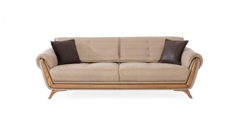 Dreisitzer Beige Couch Sofa Möbel Einrichtung Couchen Sofas Neu Beige