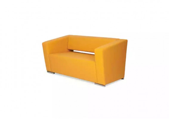 Gelbes Sofa Luxus Zweisitzer Couch Büro Office Einrichtung Textilmöbel