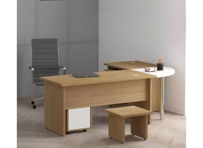 Arbeitszimmer Eckschreibtisch Moderne Design Büromöbel Tisch Office