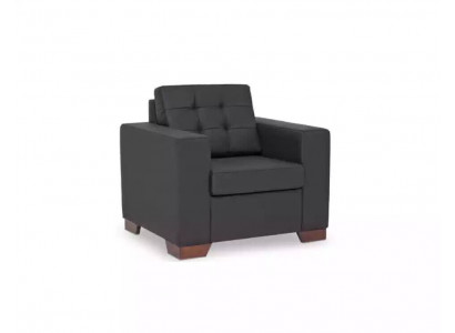Sessel Büromöbel Luxus Schwarz Sitz Modern Polstersessel Arbeitzimmer