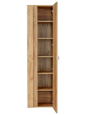 Hängeschrank mit Spiegel Badezimmerregal hoch Hänge Hochschrank