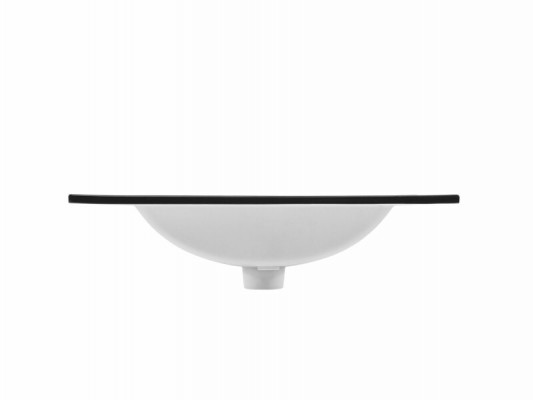 Keramik Waschbecken Waschtisch Einbau Schwarze Platte Design Becken