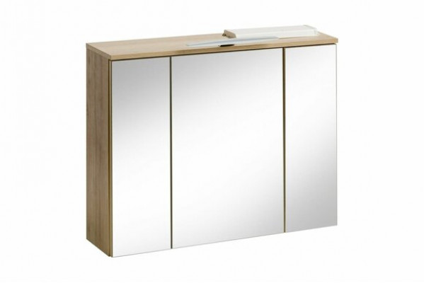 Spiegelschrank Wandschrank Badezimmerschrank Deko mit Spiegel 80 cm LED