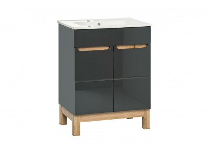 Keramik Waschbecken Waschtisch Unterschrank Becken Badezimmer