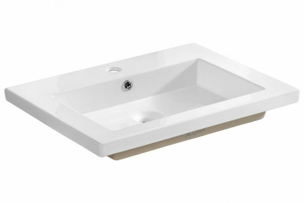 Keramik Waschtisch Deko Waschbecken Aufsatzwaschtisch Weiß Waschbecken