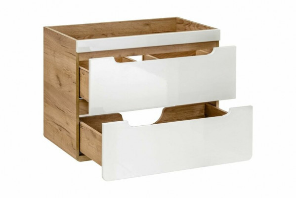 Design Waschbecken 80cm Badezimmer Waschtisch Bad Becken