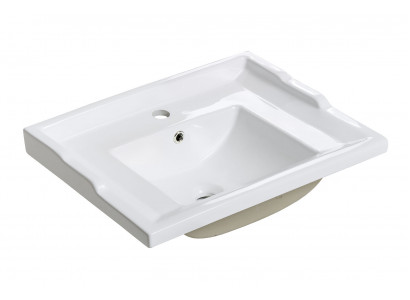 Keramik Waschtisch Waschbecken Modern Dekorative Aufsatzwaschtisch Weiß