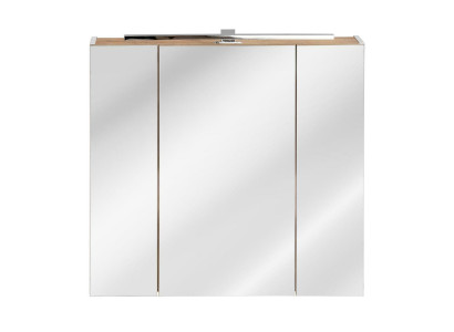 Spiegelschrank Wandschrank Badezimmerschrank mit Spiegel 80 cm Deko LED