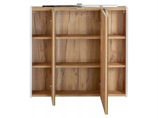 Spiegelschrank Wandschrank Badezimmerschrank mit Spiegel 80 cm Deko LED