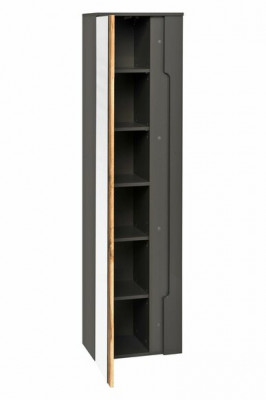 Design Badezimmer Möbel Bad 5 tlg. Set Garnitur Schrank Waschbecken Beleuchtung