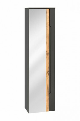 Design Badezimmer Möbel Bad 5 tlg. Set Garnitur Schrank Waschbecken Beleuchtung