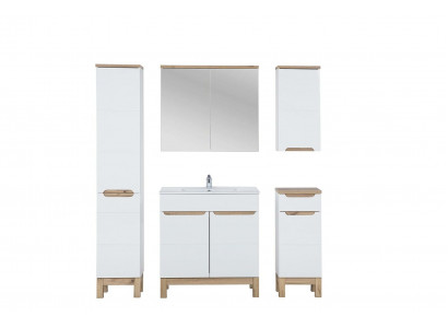 Badmöbelset Badezimmer Waschbecken Badmöbel Set 5tlg. Zimmer