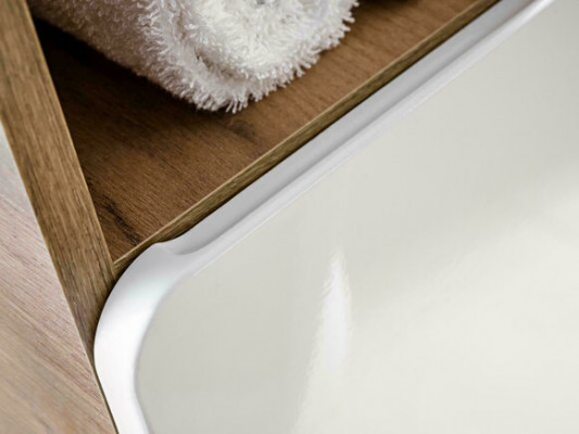 Design Bad Badezimmer Möbel 5tlg. Set Garnitur Schrank Waschbecken