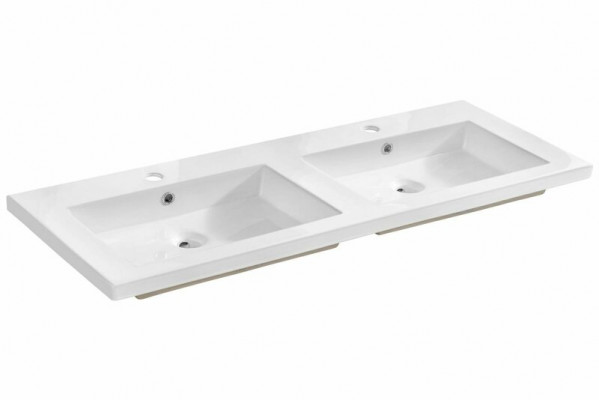 Doppel Waschbecken Keramik Waschtisch Waschbecken Aufsatzwaschtisch