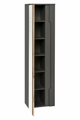 Design Badezimmer Möbel Bad 6 tlg. Set Garnitur Schrank Waschbecken Beleuchtung