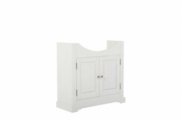 Landhaus Waschtisch Luxus Qualität Waschbecken Becken mit Unterschrank 85x35x81