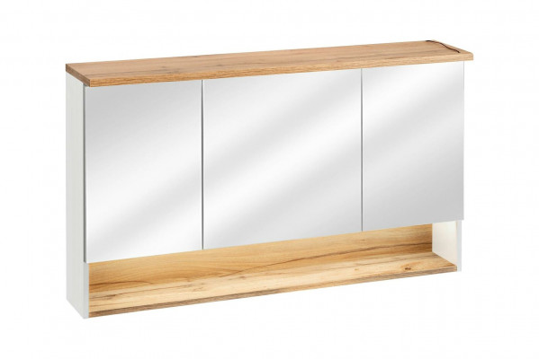 Spiegelschrank Wandschrank Badezimmerschrank mit Spiegel 120 cm LED