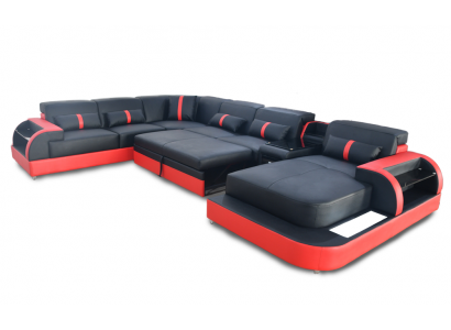 Luxus Couch Polster Möbel Eckgarnitur Wohnlandschaft Couchen Polster Ecksofa