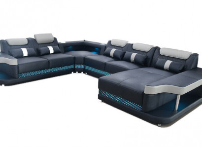 Luxus Couch Polster Möbel Wohnlandschaft Couchen Polster Ecksofa Eckgarnitur