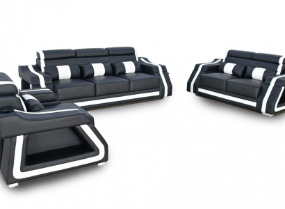 Sofagarnitur 3+2+1 Sitzer Set Design Sofa Polster Couchen Couch Modern Garnitur