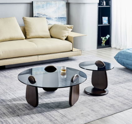 Runde Couchtisch Kaffeetisch Beistelltisch Designer Wohnzimmer Tische