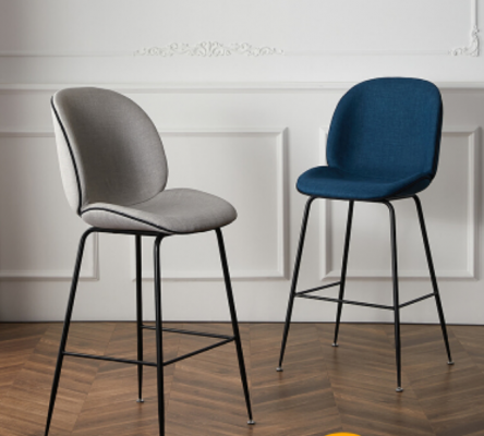 Esszimmer Modern Esszimmerstuhl Polsterstuhl Design Möbel Grau Neu