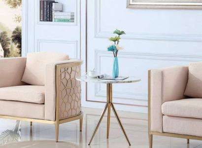 Runder Kaffeetisch Couchtisch Beistelltisch Designer Tisch Wohnzimmer