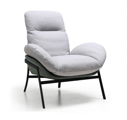 Sessel Sitz Möbel Design Wohnzimmer Polster Holz Moderne Luxus Neu