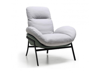 Sessel Sitz Möbel Design Wohnzimmer Polster Holz Moderne Luxus Neu