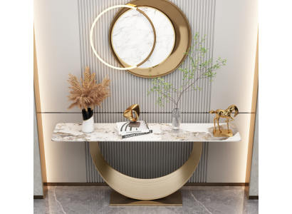 Konsolen Wohnzimmer Beistelltisch Modern Design Möbel Holz Gold Neu