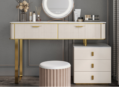 Schminktisch Spiegel Luxus Konsole Kommode Schlafzimmer Konsolentisch