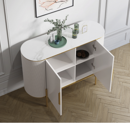 Designer Kommode Sideboard Schrank Modern Wohnzimmer Kommoden Holz Neu