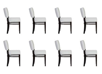 8x Esszimmer Stühle Stuhl Sessel Set Lounge Club mit Armlehnen Luxus