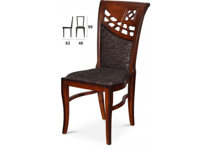 Echt Holzstuhl Stuhl Sitz Stoff Stühle MADE IN EU Sessel Esszimmer Büro