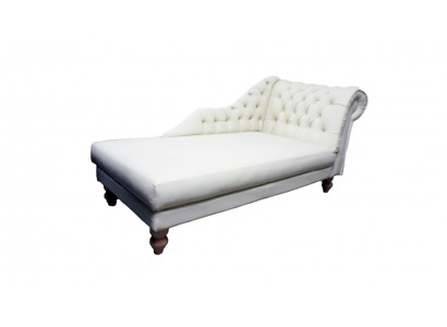 LUTON II Chesterfield Chaiselongues Chaise Liege Sofa Ottomane Leder Textil