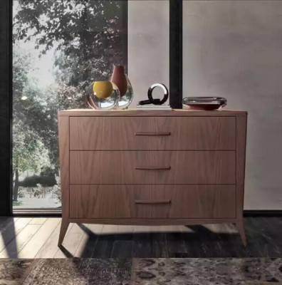 Schlafzimmer Set Bett 2x Nachttische Kommode Design Luxus Möbel 4tlg