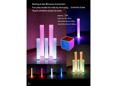LED Cube Kinderspielzeug Lernwürfel Farblernender Leuchtwürfel Dekoratio Deko
