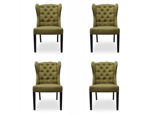 4x Design Polster Sitz Stühle Stuhl Seht Garnitur Sessel Lounge Club Set