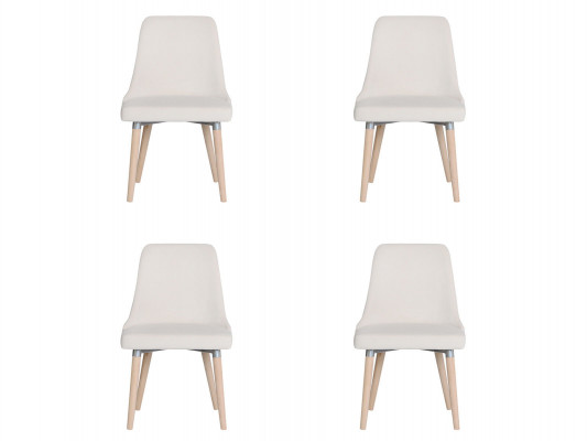 4x Design Polster Sitz Stühle Stuhl Seht Garnitur Lounge Sessel Club Set